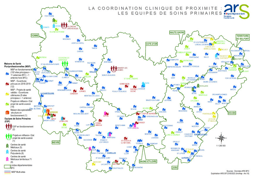 Carte coordination Clinique de proximité