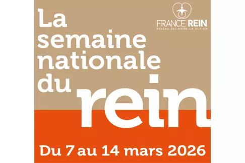 La semaine nationale du rein du 7 au 14 mars 2026