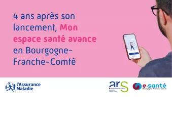 4 ans après son lancement, Mon espace santé avance en Bourgogne Franche-Comté