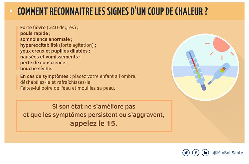 été sans risque coup de chaleur