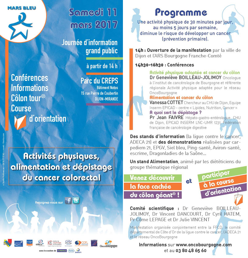 Mars bleu flyer oncobourgogne