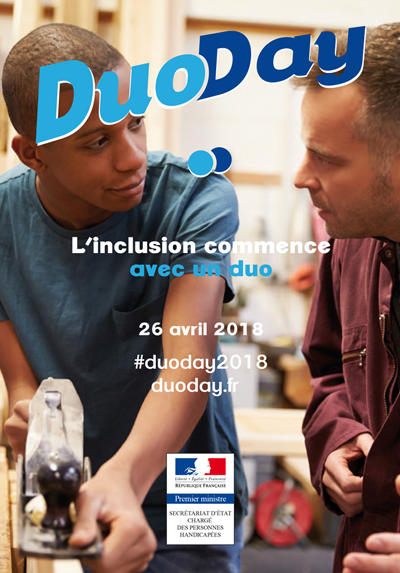 Duoday, l'inclusion commence avec un duo, 26 avril 2018