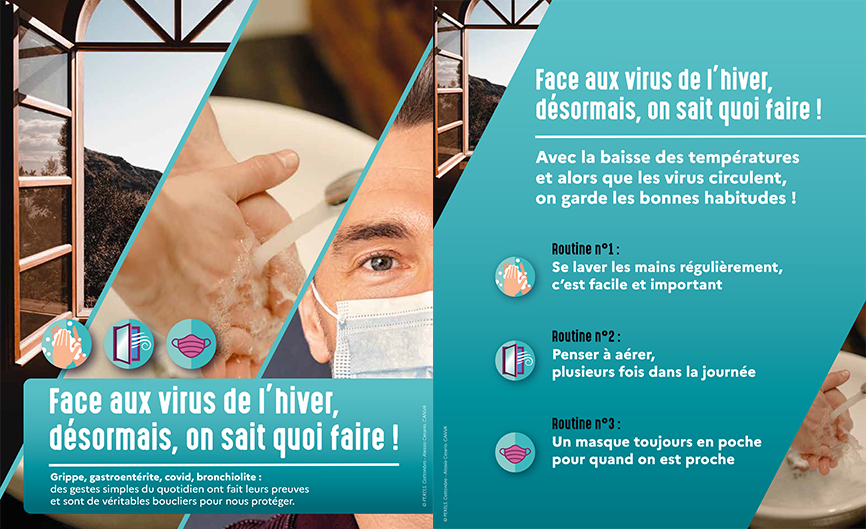 Face aux virus de l’hiver, désormais, on sait quoi faire ! Description ci-dessous