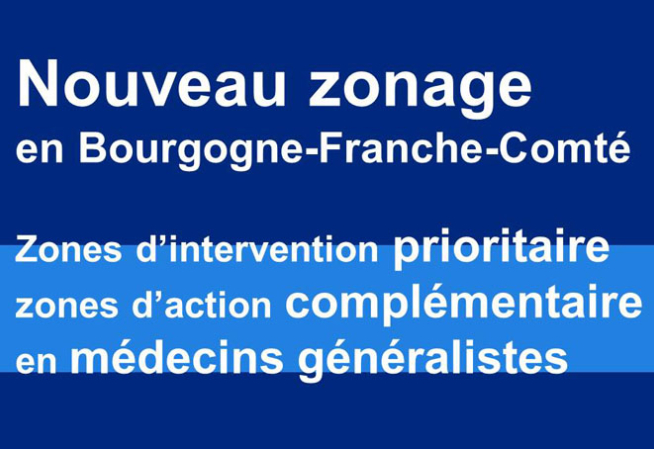 Zonage médecins généralistes en BFC