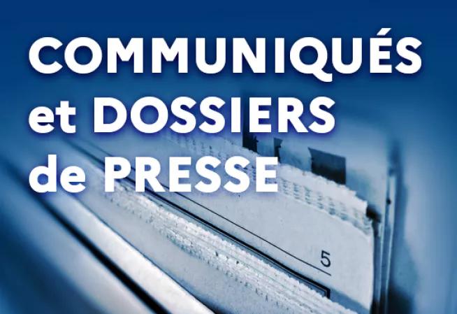 Visuel "Communiqués et dossiers de presse"
