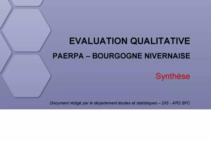 PAERPA 58 évaluation qualitative