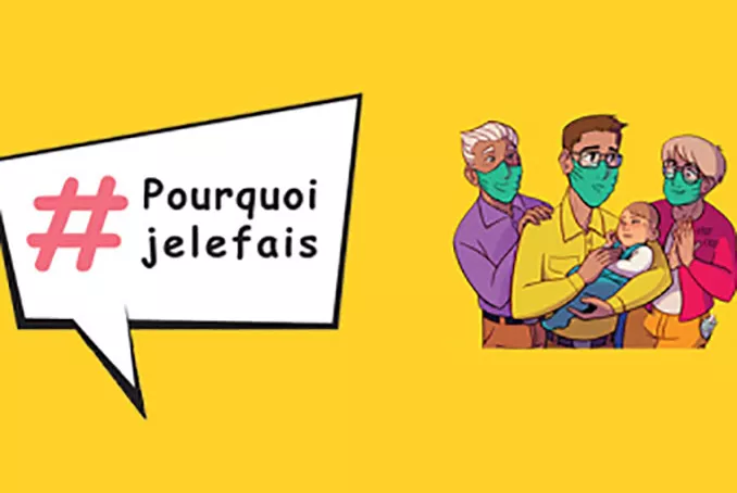 Visuel de la campagne #Pourquoi je le fais