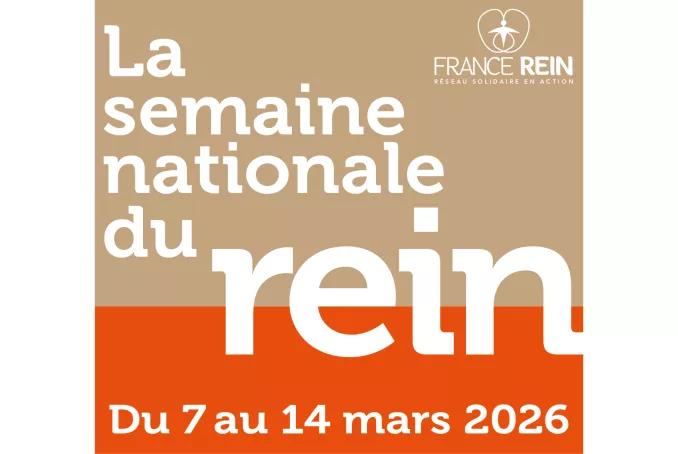 La semaine nationale du rein du 7 au 14 mars 2026
